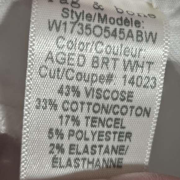 NWT Rag and Bone cargo style skinny jeans size 26 see description - Picture 13 of 16